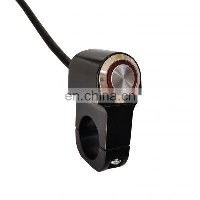 Universal handlebar ON OFF button CNC aluminium alloy lighting spotlight waterproof motorcycle headlight switch