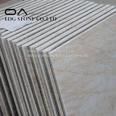 Arabescato composite aluminum honeycomb slab with factory prices