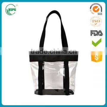 HOT Transparent PVC shopping handle bag