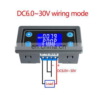 DC12V LED Digital Time Delay Relay Module Programmable Timer Relay Control Switch Timing Trigger Cycle With Case for Indoor photo-2