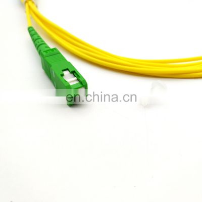 SC/APC Fiber Optic Drop Cable Patch cord G652D G657A FTTH indoor Outdoor Fiber Optic Patch cord 1 feet