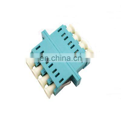 High quality  LC APC UPC Duplex multi mode OM3 Quad Fiber Optic Adapter Fiber Connector