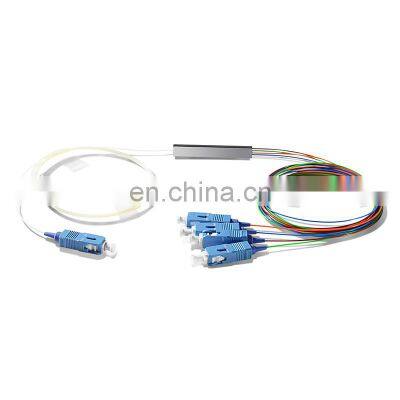 Singlemode Steel Tube Type Connectorized SC/APC 1x4 PLC Splitters photo-2