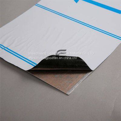 Custom Black and White Protective Film With Different Viscosity and Thickness       Custom Black And White Poly Film