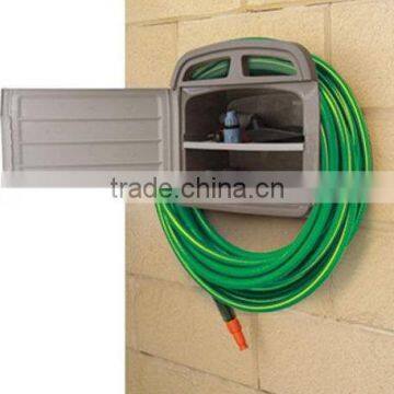 Garden Plastic Hose Hanger with Storage Cabinet