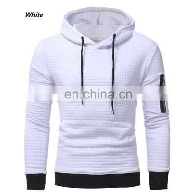 Wholesale plus size men's fashion autumn winter warm long sleeve hooded sweater coat large s-5xl custom knit sweater