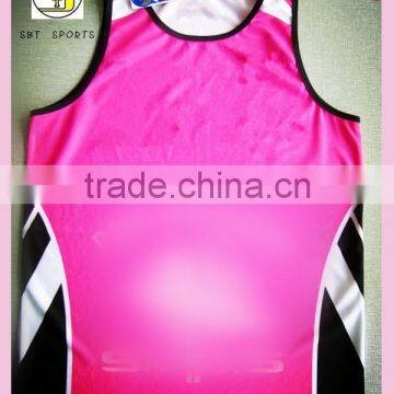 OEMsublimation sports pink basketball jerseys