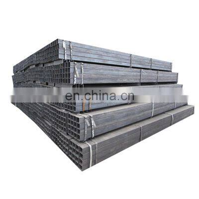 black rectangular pipe cold rolled pre galvanized welded square / rectangular steel pipe/tube/hollow section