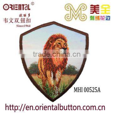 Lion Logo Embroidery Patch for clothing