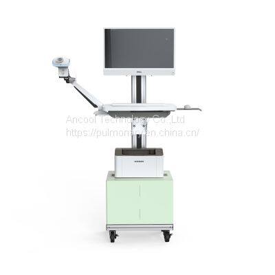 SpiroPower Angel Hospital use ultrasonic lung test analyzer pulmonary function test machine with DLCO