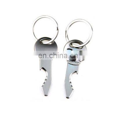 Creative Halloween Skeleton Key Keychain, Custom Metal Keychain Beer Bottle Opener With Logo photo-2