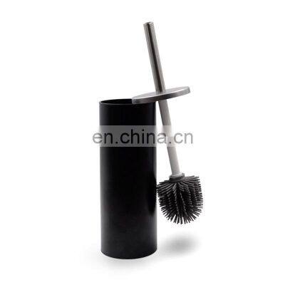 Plastic Accessories Holder Black Containers Stand Cleaner Moulds Silicone Stainless Steel Dispenser Brush Toilet photo-3