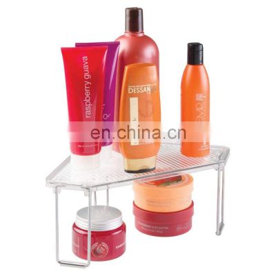 Acrylic Freestanding Stackable Organizer Shelf for Bathroom Vanity Countertop or Cabinet for Storing Cosmetics