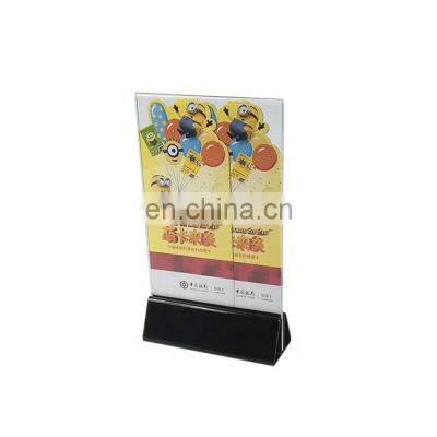 Menu Holder Acrylic Flyer Stand Custom Clear A5 Acrylic Sign Holder photo-2