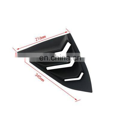 AUSO ABS Plastic Rear Car Side Window Louver Shutters For Honda Civic 2016-18