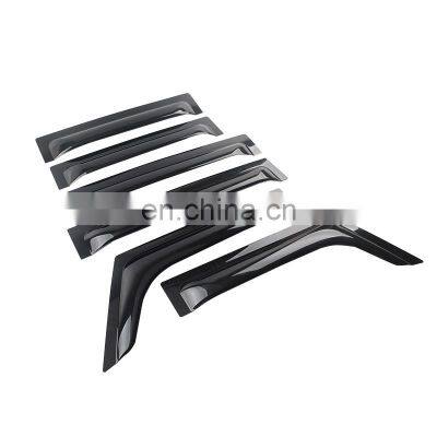 Maiker Offroad Sun Visor 6pcs on Window Rain Shield Guard for Jeep Wrangler JK 2007+ photo-2