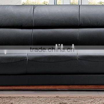 Oupusen 1 1 3 Black Home Wooden Sofa Set photo-3