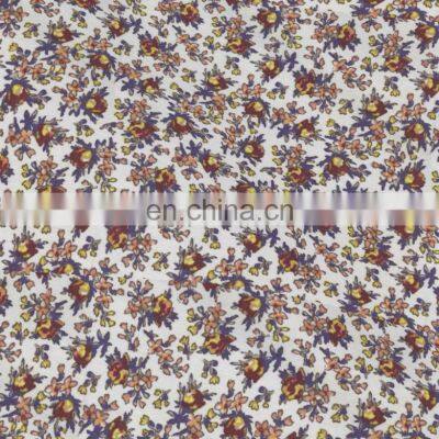 Viscose Nylon Small Floral Digital Printing Fabric for Dress and Pajama photo-4