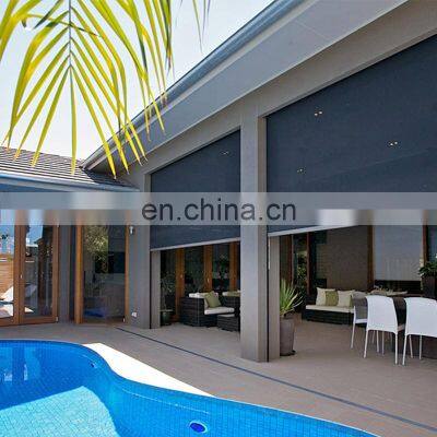 Good Price Terrace Electric Roller Blinds For Windows Waterproof Transparent Roller Blinds photo-5