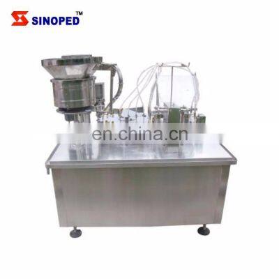 Automatic rotary type ampoule filling and sealing machine