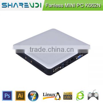 Fanless Celeron J1900 Mini PC, HD Industrial Mini PC With VGA, Quad Core Mini PC