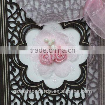 Ideal Laser Cutting Fancy Design Wooden Wedding Cards