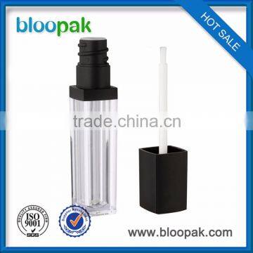 Custom high quality square plastic lip gloss tube,lipgloss tube