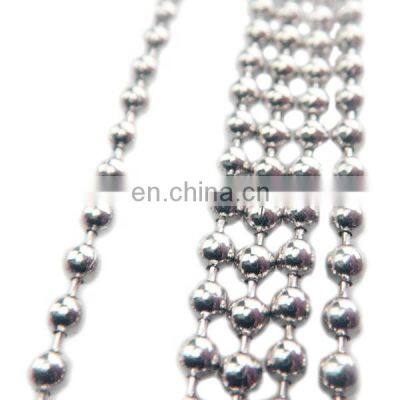 Fashion High Quality Metal bead chain Stainless Steel Ball Chain 6mm