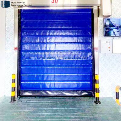 Thermal Insulated High Speed Overhead PVC Curtain Freezer Door Roll up High Speed Door for Cold Storage photo-5