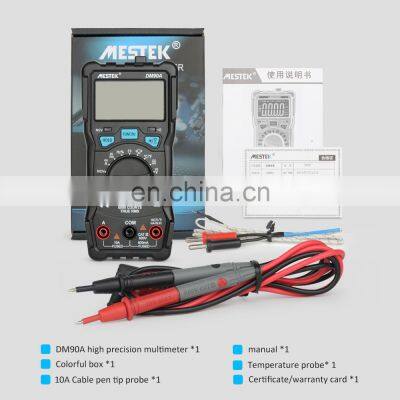 MESTEK Digital Multimeter DM90A NCV 6000 Counts Auto Ranging AC/DC Voltage Meter Flashlight Back Light Universal Multitester photo-4
