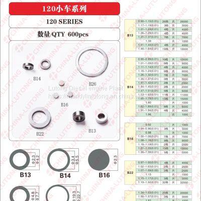 Armature Stroke Adjusting Shim Bosch 120 Injector photo-3