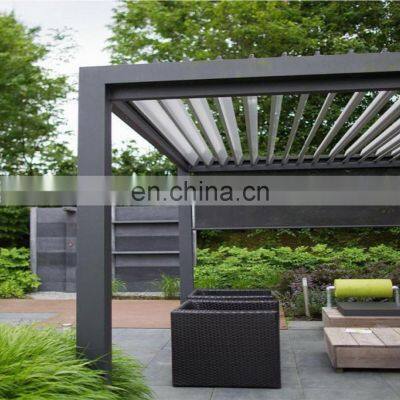 high quality modern bioclimatic garden louvered pergola aluminium 4 x 3 outdoor gazebo