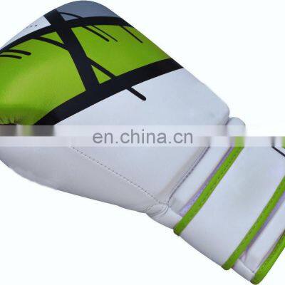 custom design printed leather boxing gloves Breathable Training Gloves leather boxing gloves