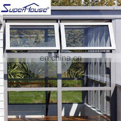 Superhouse Combination Screen Multiple Chain Winder Aluminum Safety Glass Awning Window photo-3