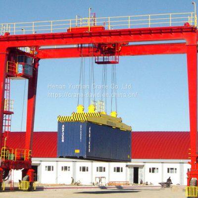 Port Rubber Tyre Container Gantry Crane for 20ft 40ft Container Lift photo-5