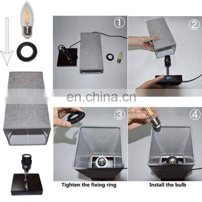 2022 Indoor Hotel Bedside Bedroom Decoration Adjustable Rechargeable Lamp Modern Desk Lamp Luxury photo-5