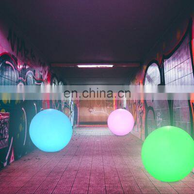 Waterproof IP65 RGB colors rechargeable solar led ball outdoor lights LED solar ball light Holiday Lighting