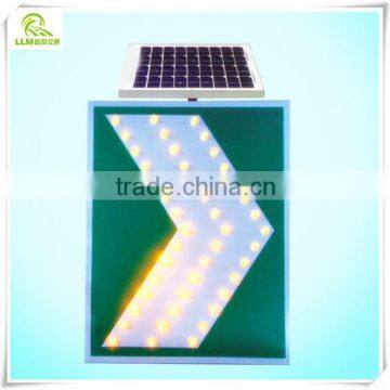 Factory outlet aluminum solar LED traffic road arrow sign board