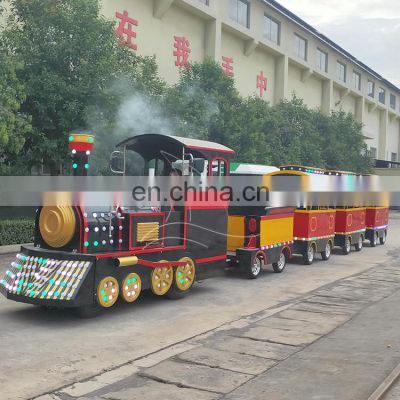 CE certificated Trackless train Battery carnival train for sale