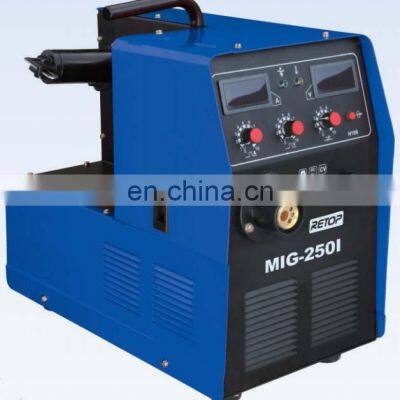 co2 gas protect MIG 250I heavy equipment inverter welder wire cage welding machine