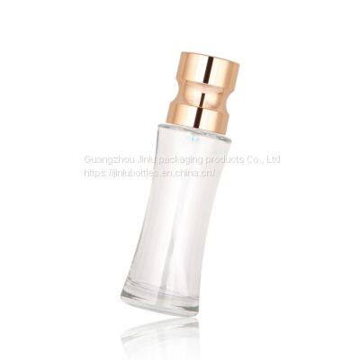 30ml New Small Man Waist Liquid Foundation Bottle Spot Thin Waist Skin Care Product Glass Bottle 30ml Waist Lotion Bottle photo-2