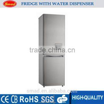 Bottom freezer refrigerator with exterior water dispenser