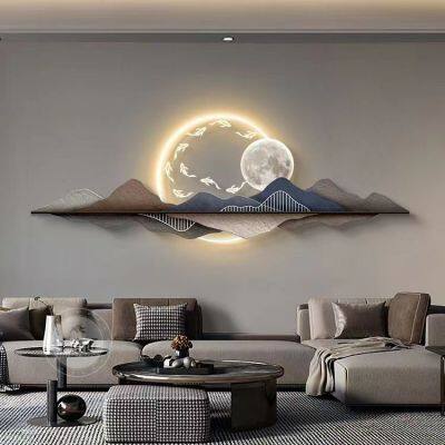 The Living Room Has a Backing Sofa and a Picture of Nine Fishes16 photo-2