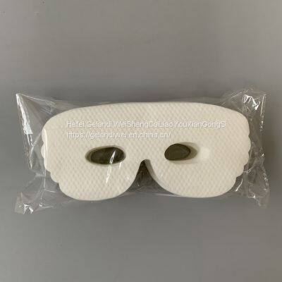 Grande 9×19cm 80g Pearl Pattern Disposable Eye Patch Cloth White Nonwovens Eye Mask Eye Film Paper photo-2