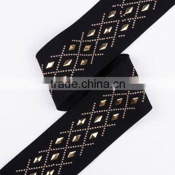 Guangzhou Fashion Design Fiber Textile Wide Elastic Garment Band