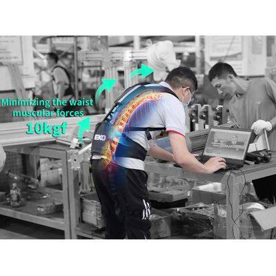 Elastic Waist/Back Assisted Workplace Exoskeleton Suit For Workers photo-2