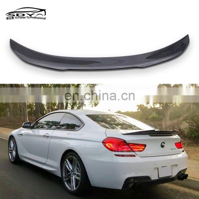 F06 F12 F13 M6 PSM Style Carbon Fiber Truck Spoiler Rear Spoiler For BMW 6 Series F06 F12 F13 M6