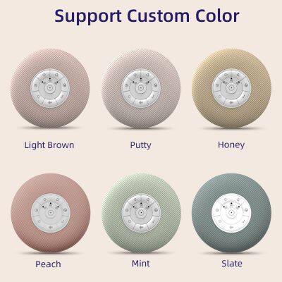 White Noise Sound Machine Colorful Speaker Best Gift China Professional Portable Bluetooth Speaker Baby Sleep photo-3