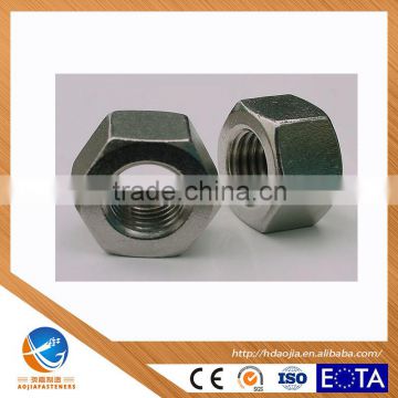 AOJIA FACTORY FOR DIN934 DIN555 HIGH QUALITY HEX NUTS BLACK