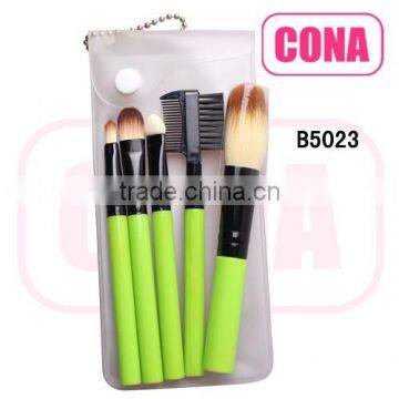 Pro makeup brushes with pvc bag hot sale